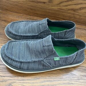 Sanuk Men's Gray Vagabond Tripper Surfer Size 11 Shoes